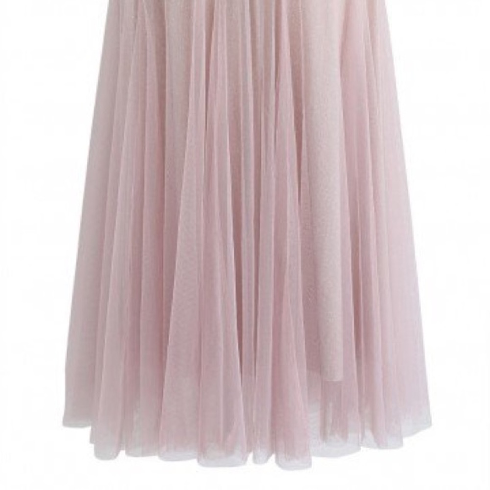 Maxi Tulle Skirt in Glittery Pink - Picture 3 of 3